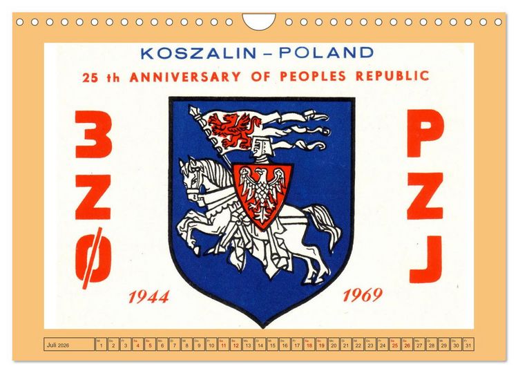 Produktbild: Amateurfunk in Polen (Wandkalender 2026 DIN A4 quer), CALVENDO Monatskalender