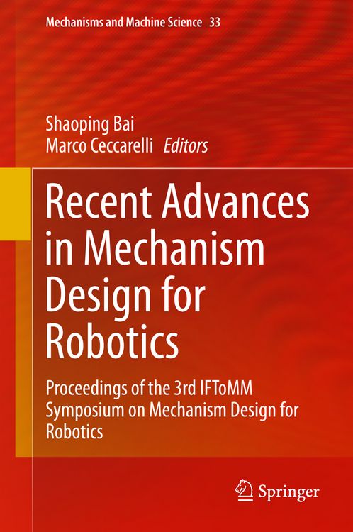 Produktbild: Recent Advances in Mechanism Design for Robotics