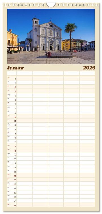 Produktbild: Familienplaner 2026 - Friaul-Julisch Venetien - zwischen Alpen und Adria mit 5 Spalten (Wandkalender, 21 x 45 cm) CALVENDO