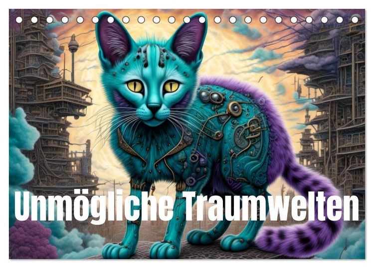 Produktbild: unm&ouml;gliche Traumwelten (Tischkalender 2026 DIN A5 quer), CALVENDO Monatskalender