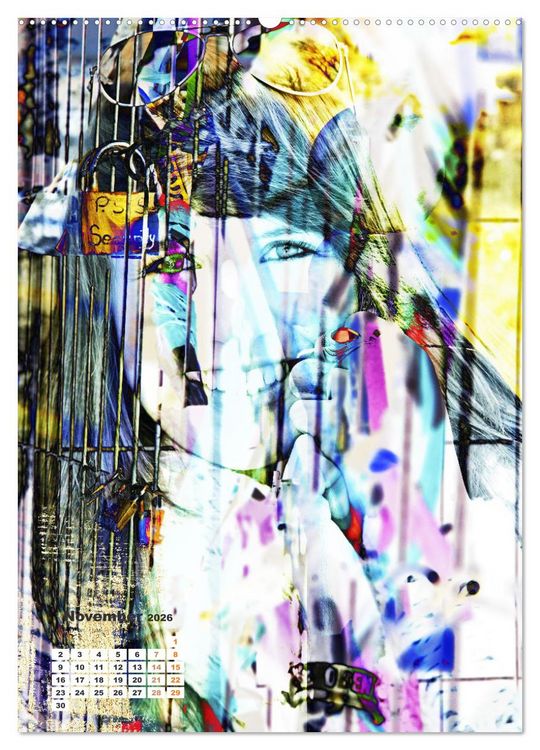Produktbild: UrbanArt Mensch und Stadt in der Kunst (hochwertiger Premium Wandkalender 2026 DIN A2 hoch), Kunstdruck in Hochglanz