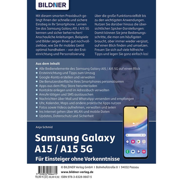 Produktbild: Samsung Galaxy A15 / A15 5G - F&uuml;r Einsteiger ohne Vorkenntnisse