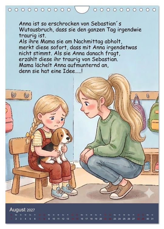 Produktbild: Sebastian - der nicht teilen wollte (Wandkalender 2027 DIN A4 hoch), CALVENDO Monatskalender