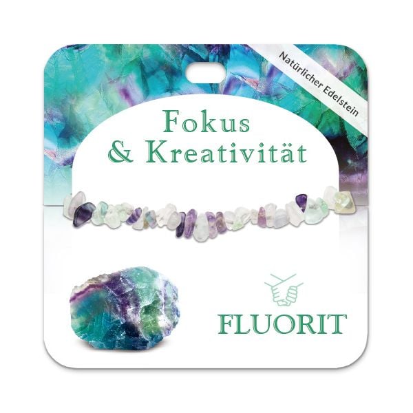 Produktbild: Fluorit Splitterarmband