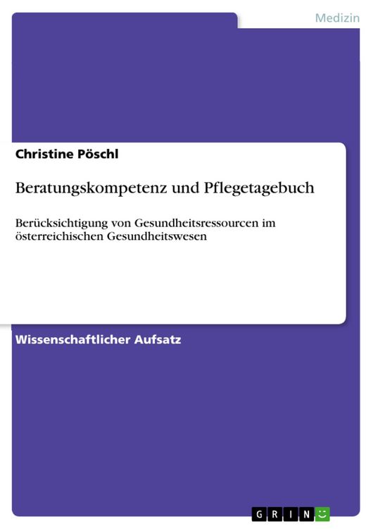 Produktbild: Beratungskompetenz und Pflegetagebuch
