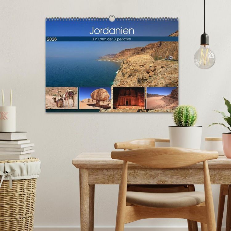 Produktbild: Jordanien - Ein Land der Superlative (Wandkalender 2026 DIN A3 quer), CALVENDO Monatskalender