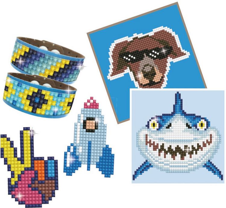 Diamond Dotz Freestyle Trays 8er Set – Schälchen Für Diamond Painting, Aus Kunststoff