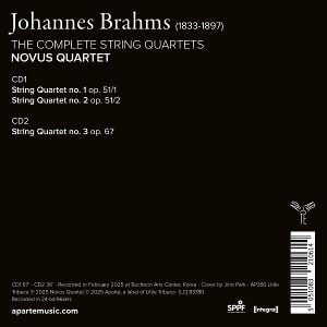 Produktbild: Brahms: String Quartets