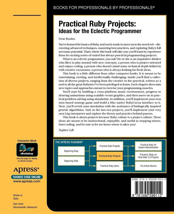 Produktbild: Practical Ruby Projects