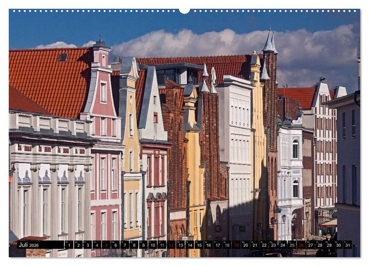 Produktbild: Ostseeperle Stralsund (Wandkalender 2026 DIN A2 quer), CALVENDO Monatskalender