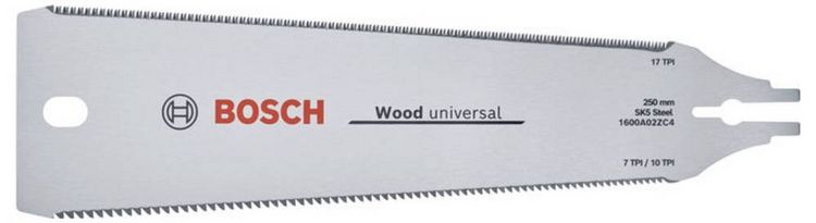 Produktbild: Bosch Home and Garden 1600A02ZB9 Handwerkzeuge Japans&auml;geblatt Ryoba 250 mm S&auml;geblatt-L&auml;nge 250 mm