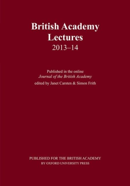 Produktbild: British Academy Lectures 2013-14