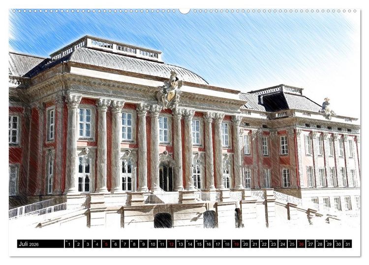 Produktbild: Potsdam Kalender (Wandkalender 2026 DIN A2 quer), CALVENDO Monatskalender