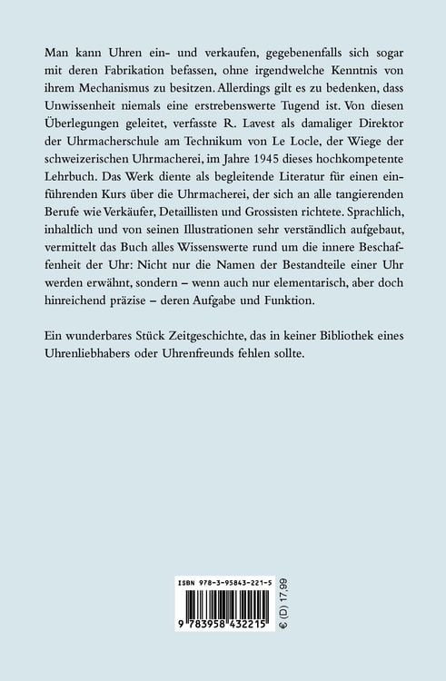 Produktbild: Grundlegende Kenntnisse der Uhrmacherei