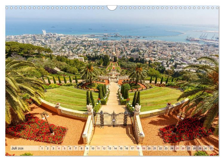 Produktbild: Israel & Pal&auml;stina - Reise durch das heilige Land (Wandkalender 2026 DIN A3 quer), CALVENDO Monatskalender