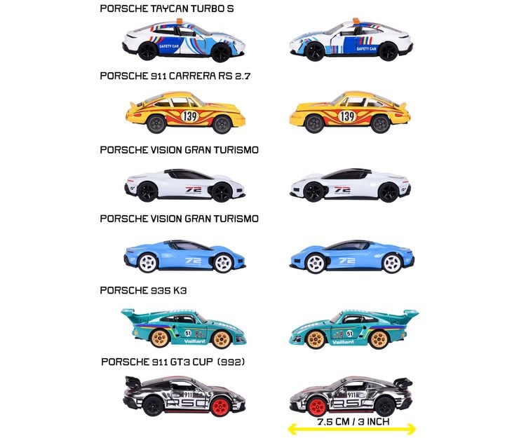 Produktbild: Porsche Deluxe Cars, 6-sort.