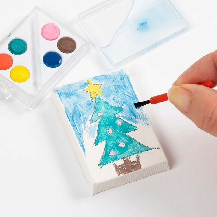 Produktbild: Malerei, Mini-Kreativ-Set f&uuml;r Wichtelt&uuml;re