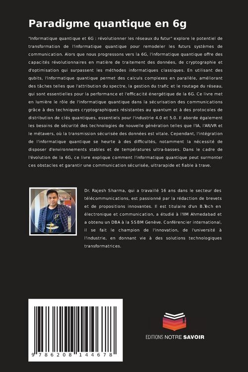 Produktbild: Paradigme quantique en 6g