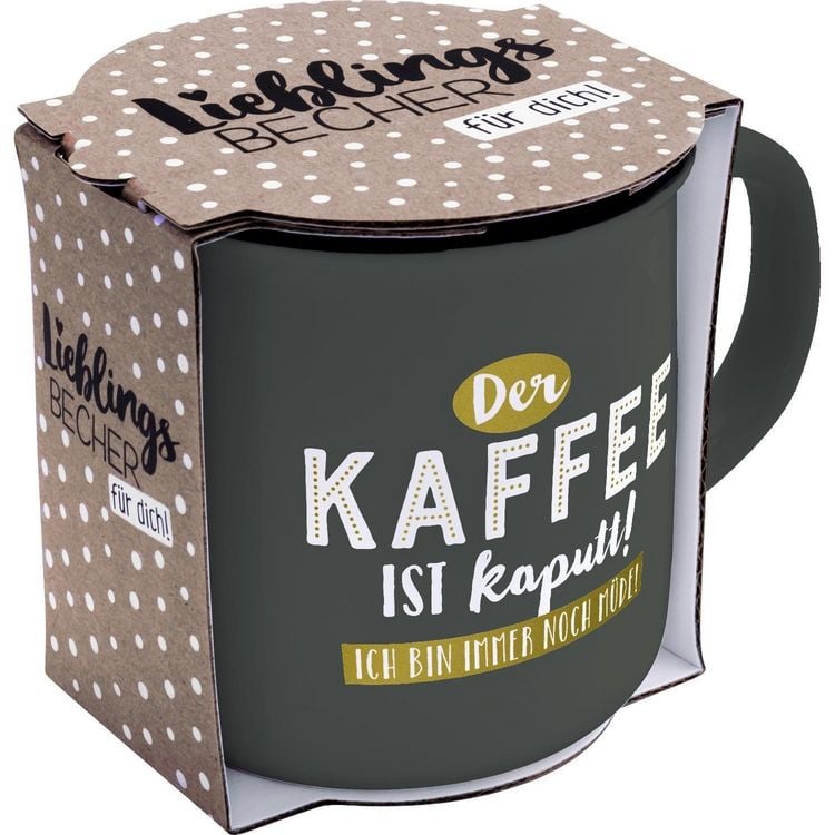 Produktbild: Gruss & Co 46973 Becher Kaffee, New Bone China Porzellan, 35 cl