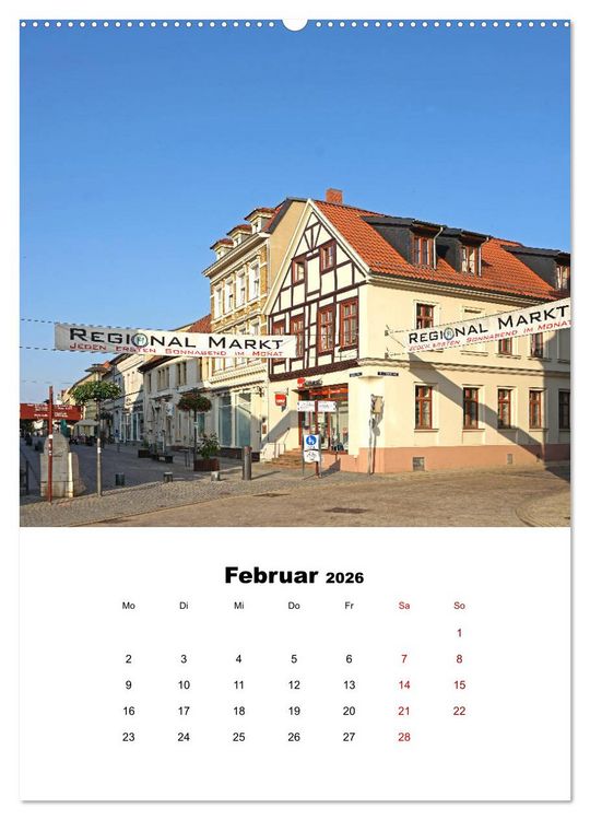 Produktbild: Haldensleben in Sachsen-Anhalt (hochwertiger Premium Wandkalender 2026 DIN A2 hoch), Kunstdruck in Hochglanz