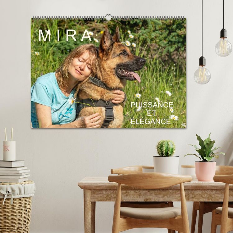 Produktbild: MIRA - PUISSANCE ET &Eacute;L&Eacute;GANCE (Calendrier mural 2026 DIN A2 vertical), CALVENDO calendrier mensuel