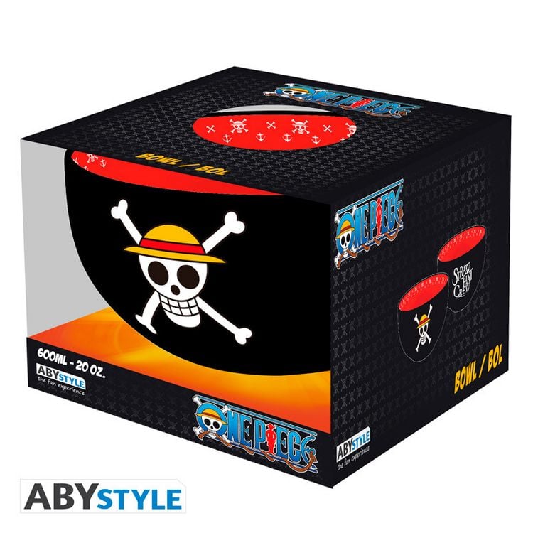 Produktbild: ONE PIECE - Bowl - 600ml - "Skulls" cardboard box