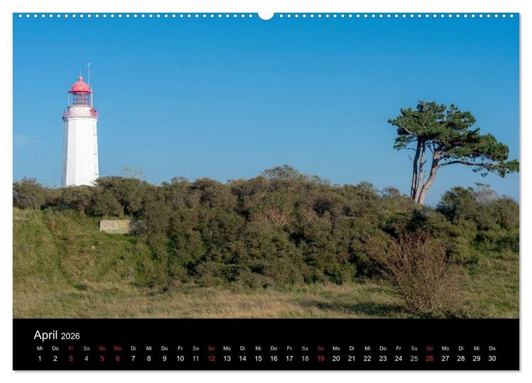 Produktbild: Gesehen auf - R&uuml;gen und Hiddensee (hochwertiger Premium Wandkalender 2026 DIN A2 quer), Kunstdruck in Hochglanz