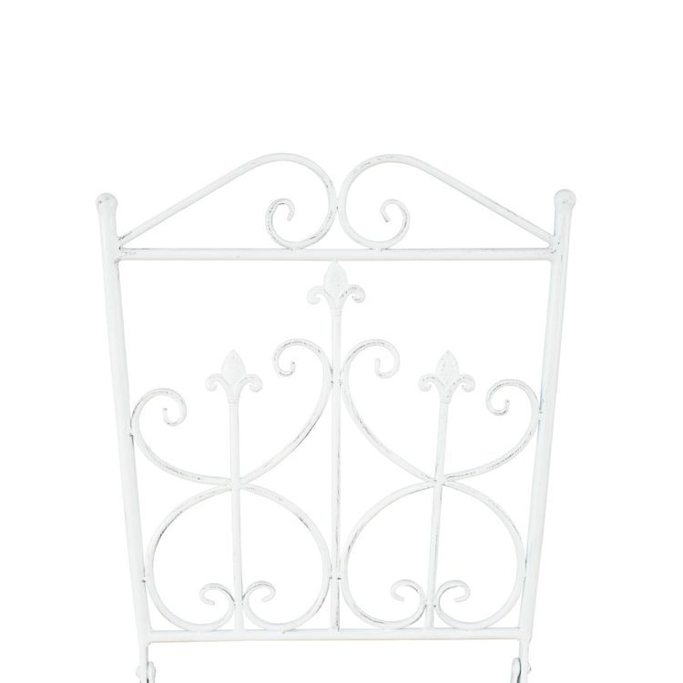 Produktbild: HTI-Living Stuhl Romantic Garden Wei&szlig; 2er Set Stuhl Romantic Garden Wei&szlig; 2er Set