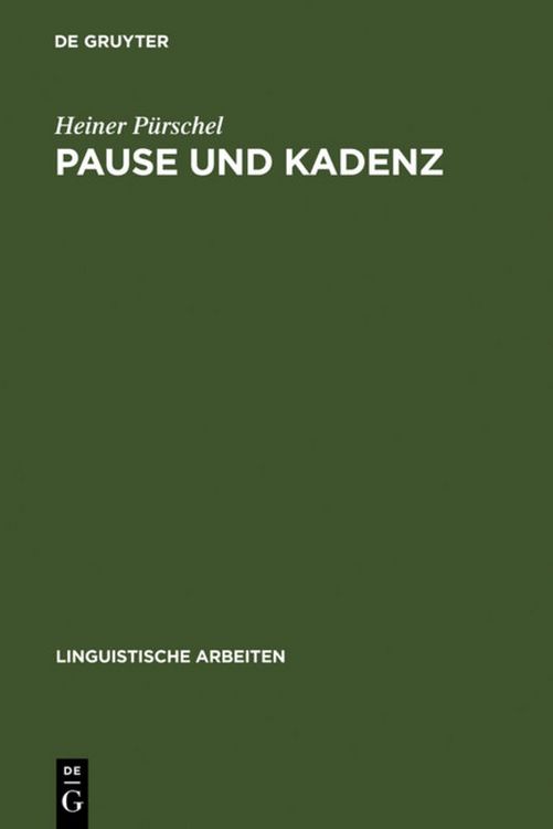 Produktbild: Pause und Kadenz