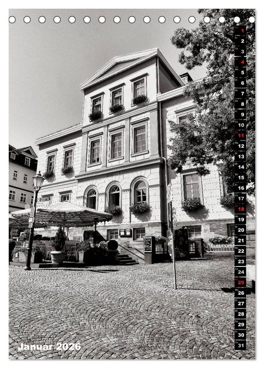 Produktbild: Ein Blick auf Bad Wildungen (Tischkalender 2026 DIN A5 hoch), CALVENDO Monatskalender