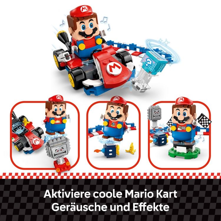 Produktbild: LEGO Super Mario 72043 Mario Kart - Interaktiver LEGO Mario & Standard-Kart