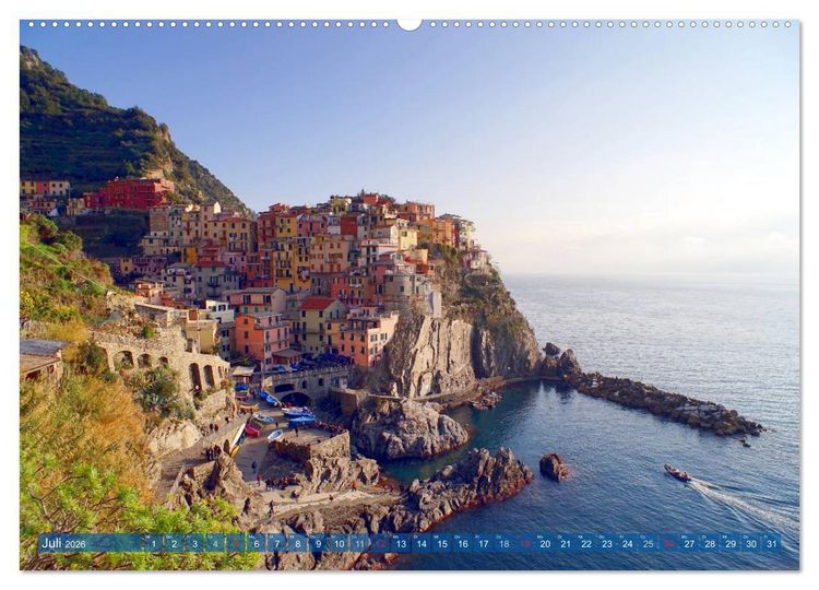 Produktbild: Wege durch die Cinque Terre (Wandkalender 2026 DIN A2 quer), CALVENDO Monatskalender