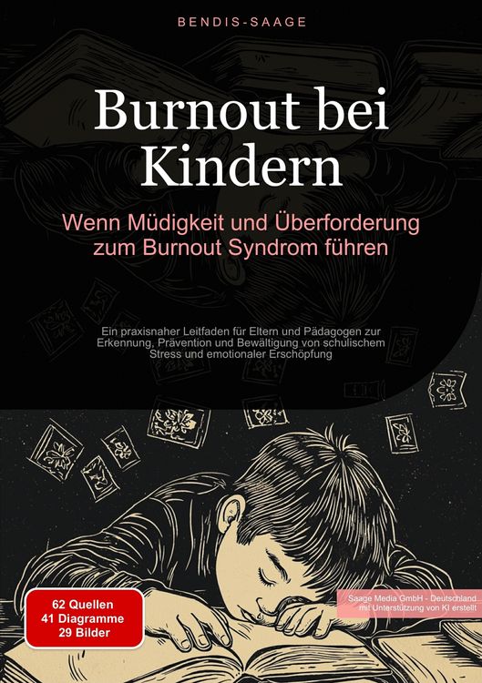 Produktbild: Burnout bei Kindern: Wenn M&uuml;digkeit und &Uuml;berforderung zum Burnout-Syndrom f&uuml;hren