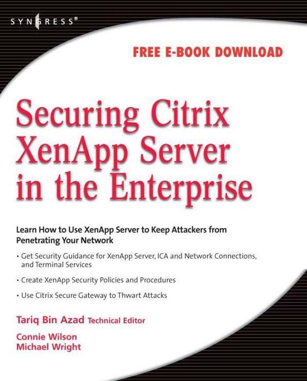 Produktbild: Securing Citrix XenApp Server in the Enterprise