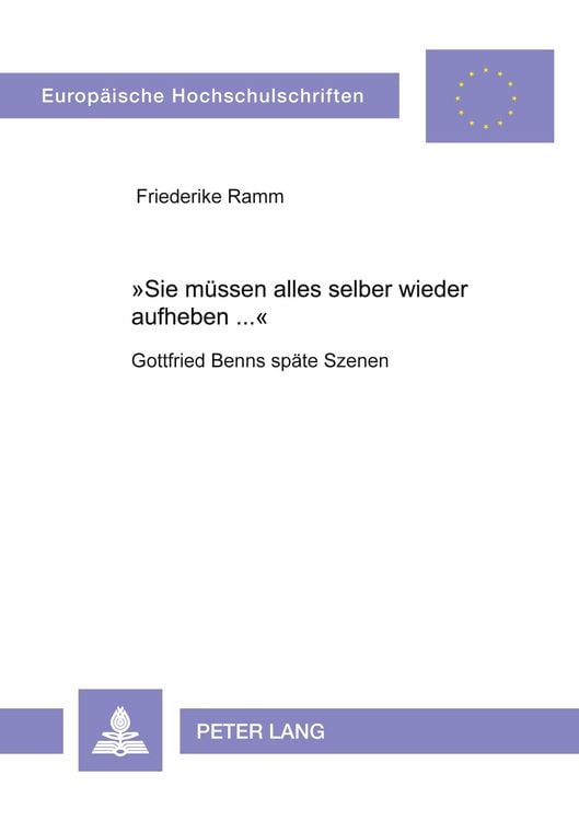 Produktbild: &laquo;Sie m&uuml;ssen alles selber wieder aufheben ...&raquo;