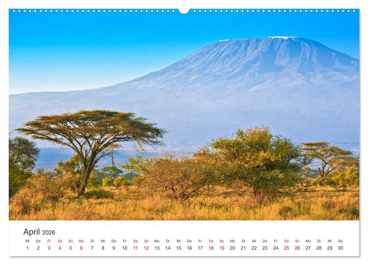 Produktbild: Kenia - Ein Land wie Afrika (Wandkalender 2026 DIN A2 quer), CALVENDO Monatskalender
