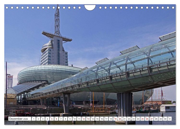 Produktbild: Ansichten von Bremen und Bremerhaven (Wandkalender 2026 DIN A4 quer), CALVENDO Monatskalender