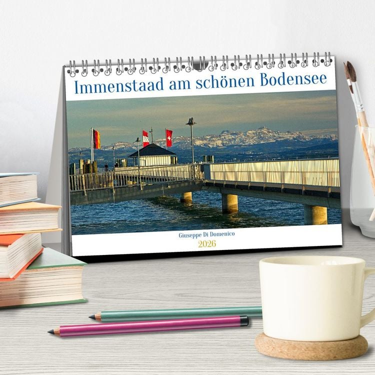 Produktbild: Immenstaad am sch&ouml;nen Bodensee (Tischkalender 2026 DIN A5 quer), CALVENDO Monatskalender