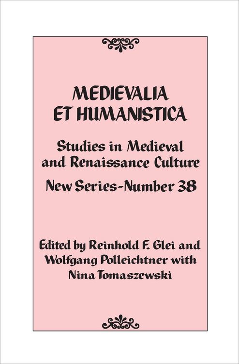 Produktbild: Medievalia et Humanistica, No. 38