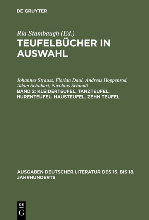 Produktbild: Kleiderteufel. Tanzteufel. Hurenteufel. Hausteufel. Zehn Teufel