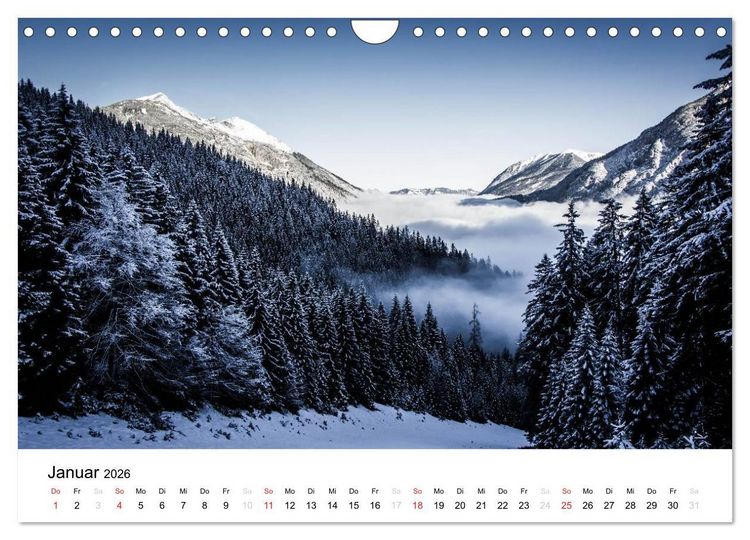 Produktbild: Bergpixel "kreuz und quer durch die Alpen" (Wandkalender 2026 DIN A4 quer), CALVENDO Monatskalender
