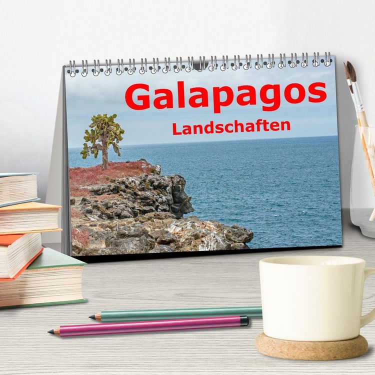 Produktbild: Galapagos- Landschaften (Tischkalender 2026 DIN A5 quer), CALVENDO Monatskalender