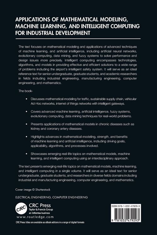 Produktbild: Applications of Mathematical Modeling, Machine Learning, and Intelligent Computing for Industrial Development