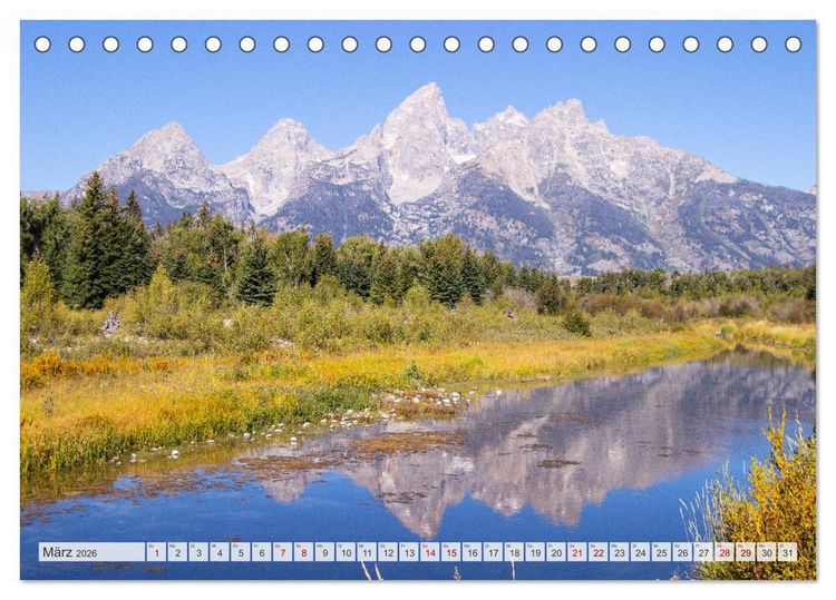 Produktbild: USA - National und State Parks im Nordwesten (Tischkalender 2026 DIN A5 quer), CALVENDO Monatskalender