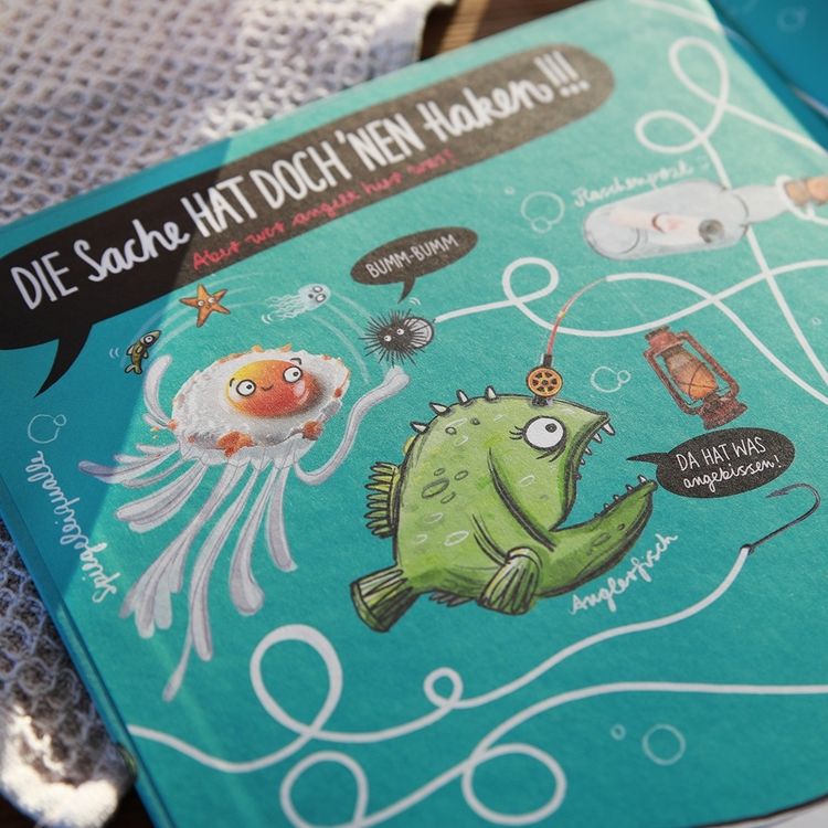 Produktbild: Ganz viele Meerestiere mit total behämmerten Namen und wie sie (ganz sicher) dazu kamen