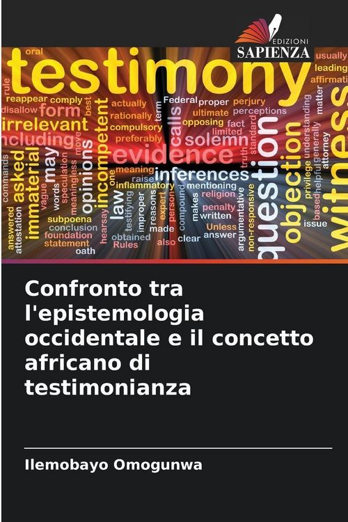 Produktbild: Confronto tra l'epistemologia occidentale e il concetto africano di testimonianza