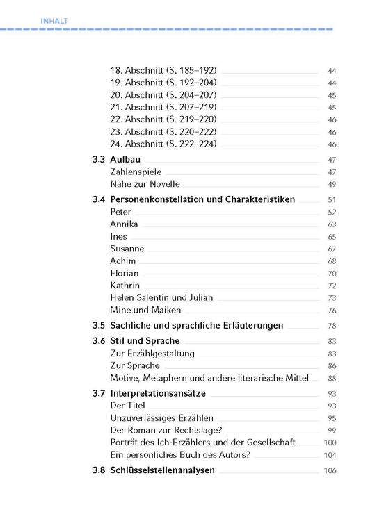 Produktbild: Die Liebe der Väter von Thomas Hettche - Textanalyse und Interpretation