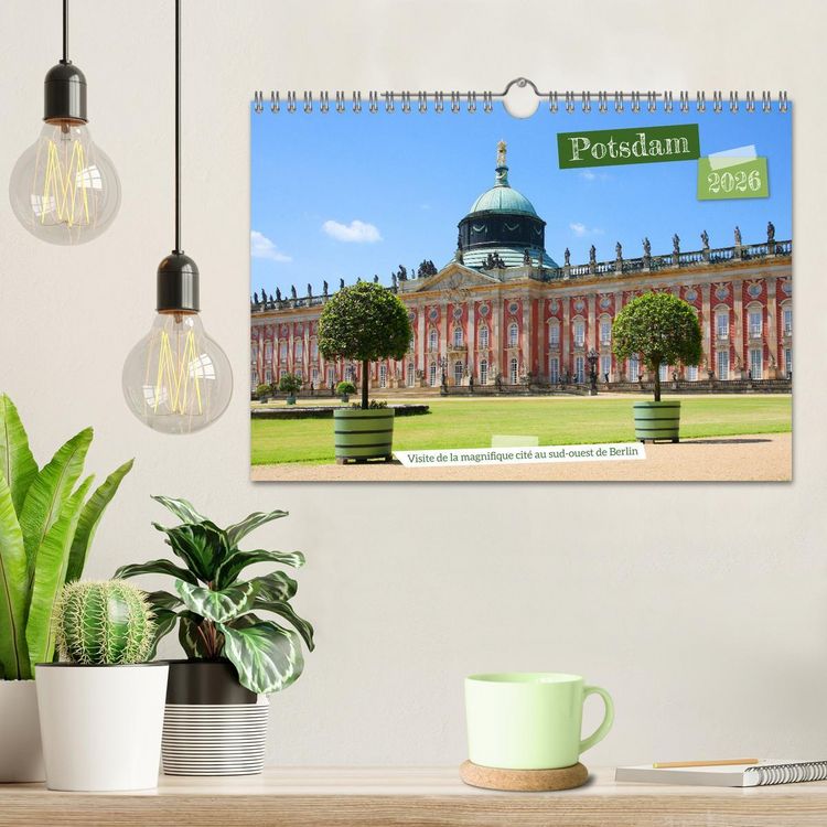 Produktbild: Potsdam - Visite de la magnifique cit&eacute; au sud-ouest de Berlin (Calendrier mural 2026 DIN A4 vertical), CALVENDO calendrier mensuel