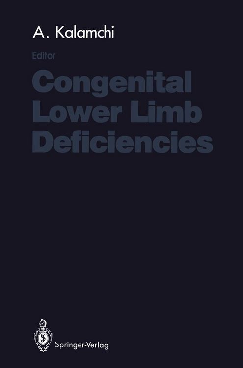 Produktbild: Congenital Lower Limb Deficiencies