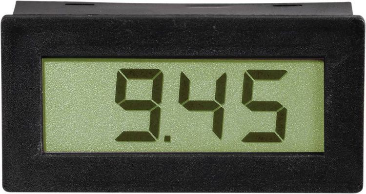 Produktbild: VOLTCRAFT DVM210 Digitales Einbaumessger&auml;t &plusmn;199.9 mV (beliebig erweiterbar durch Vorschalten von Widerst&auml;nden)